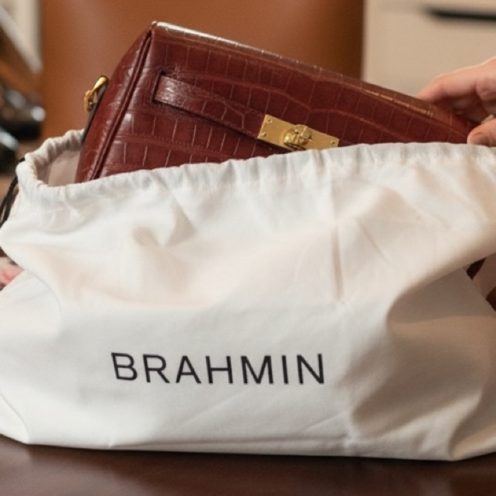 Brahmin Large Weekender Drawstring Authentic Dustbags